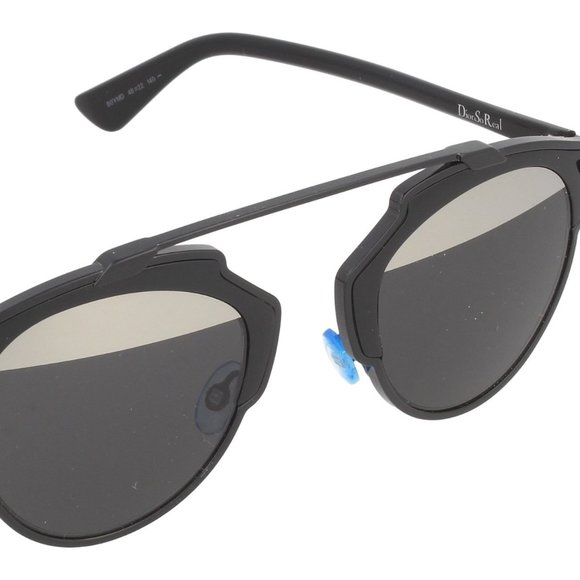DIOR SO REAL Sunglasses - Black w Reflectors